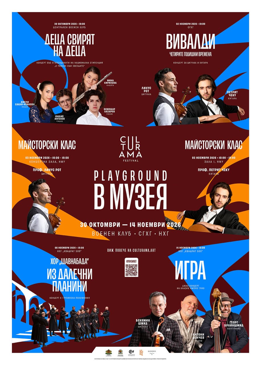 Официален плакат за CULTURAMA в музея 2026